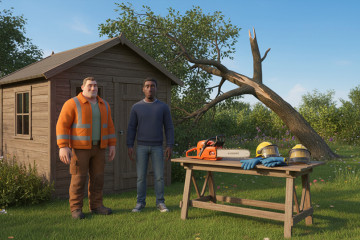 scène tronçonneuse